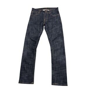 NWT Nudie Jeans Grim Tim Dry Cross Jeans Men’s 31x32 Slim Straight Organic Denim